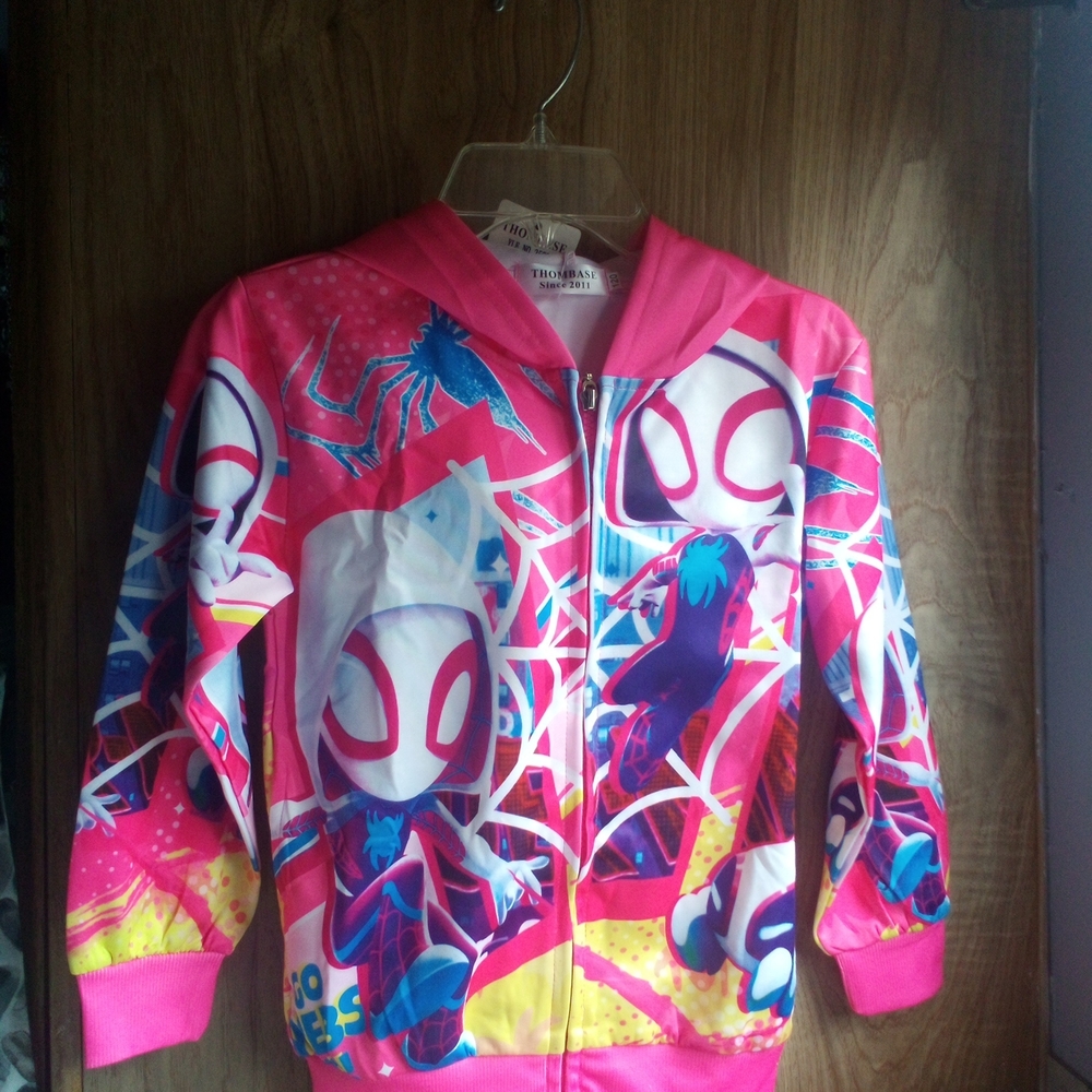 Colorful Spider-Themed Hoodie